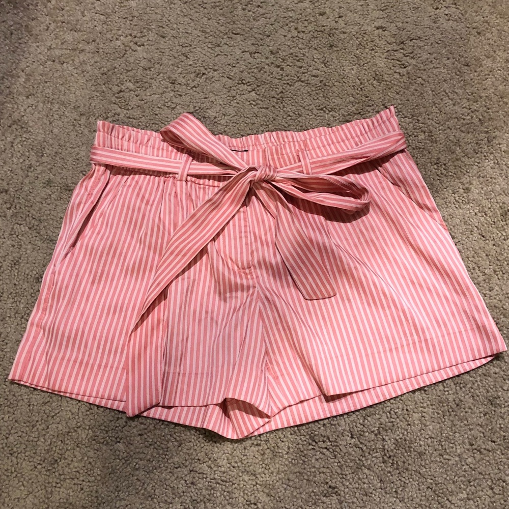 Pink stripe shorts